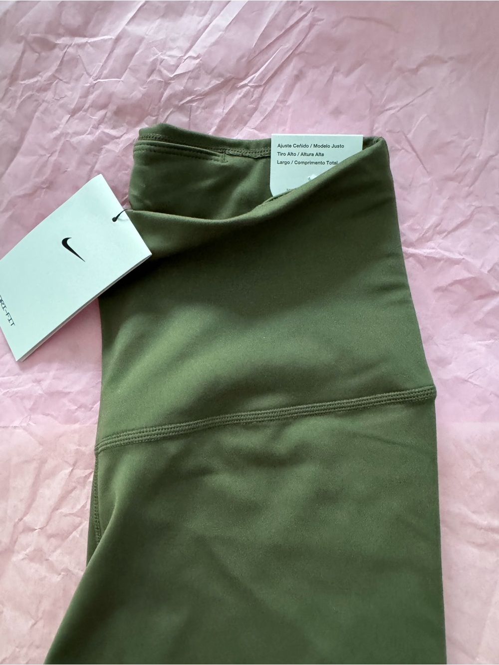 Nike Olive Green Performance Leggings